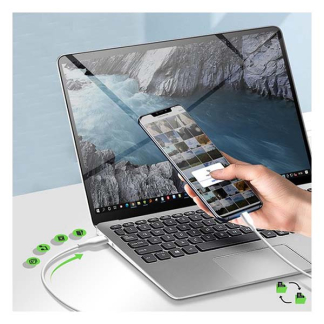Belkin Sony oplaadkabel | USB A ↔ USB C | 1 meter (USB 2.0, 12W, 480 Mbps, Wit) CAB001bt1MWH H010214153 - 5