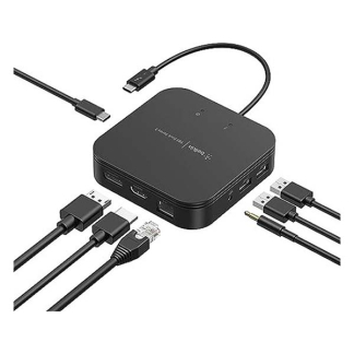 Belkin Thunderbolt 3 dock | Belkin (4K@60Hz, DisplayPort, HDMI, USB A, Mini jack, Ethernet, Voor Mac en Windows) F4U110bt K010405016 - 5