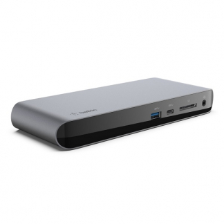 Belkin Thunderbolt 3 dock Pro | Belkin (4K@60Hz, DisplayPort, USB C, USB A, Kaartlezer, Mini jack, Ethernet, Voor Mac en Windows) F4U097vf K010405014 - 