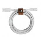 Belkin USB A naar USB C kabel | 1.2 meter | USB 3.1 (Nylon, Leren bandje, Wit) F2CU069bt04-WHT K010214167 Belkin USB A naar USB C kabel | 1.2 meter | USB 3.1 (Nylon, Leren bandje, Wit) F2CU069bt04-WHT K010214167
