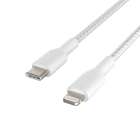 Belkin USB C naar Lightning kabel | Belkin | 1 meter | USB 2.0 (12W, 480 Mbps, Nylon, Wit) CAA004BT1MWH K010221134 - 2