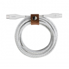 Belkin USB C naar USB C kabel | 1.2 meter | USB 3.1 (Power Delivery, Nylon, Leren bandje, Wit) F8J241bt04-WHT K010214169 Belkin USB C naar USB C kabel | 1.2 meter | USB 3.1 (Power Delivery, Nylon, Leren bandje, Wit) F8J241bt04-WHT K010214169