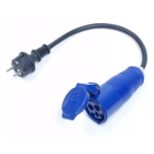 Benson CEE verloopkabel | Benson | 0.35 meter (16A, 230V, 3x1.5mm², IP44, Schuko naar CEE vrouwelijk 641 K010806066 - 2