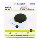 Benson Elektrische kookplaat | Benson | 1 pits (Ø15.5 cm, Metaal, 1000W) 9579 K170106367 - 3