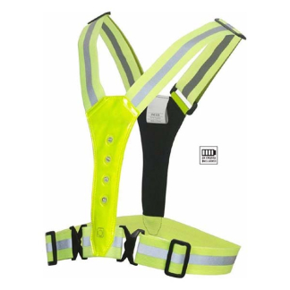 Benson Hardloopvest | Benson (Unisize, led, Batterijen, Neon Geel) 6468 K170404703 - 2