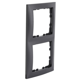 Berker Afdekraam | Berker | S1 (2-voudig, Antraciet) 66.046.22 K180107902 - 1