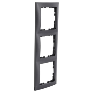 Berker Afdekraam | Berker | S1 (3-voudig, Antraciet) 66.046.24 K180107903 - 1