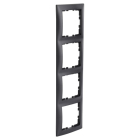 Berker Afdekraam | Berker | S1 (4-voudig, Antraciet) 66.046.26 K180107904 - 1