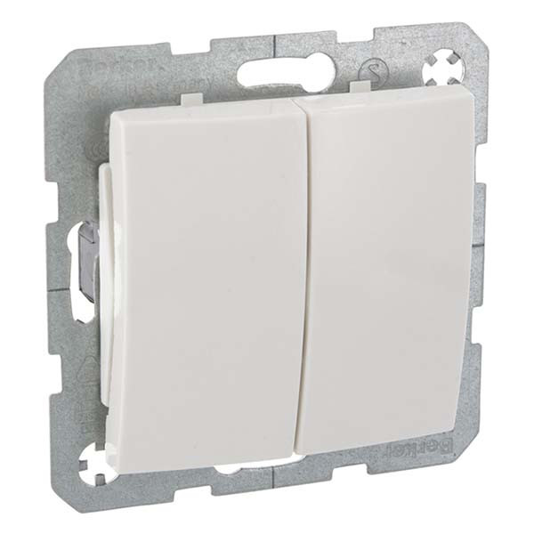Berker Serieschakelaar | Berker | S1 (Inbouw, Wit) 5400302 6603305 K180105017 - 3