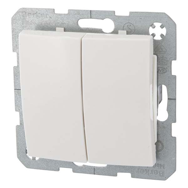 Berker Serieschakelaar | Berker | S1 (Inbouw, Wit) 5400302 6603305 K180105017 - 4