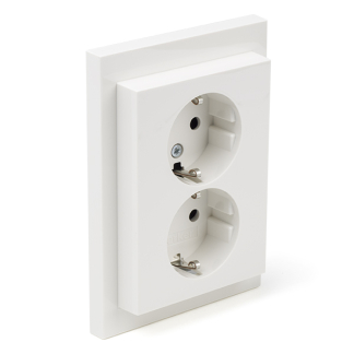 Berker Stopcontact | Berker | K1 (Inbouw, Randaarde, Wit) 66.021.51 K180106609 - 1