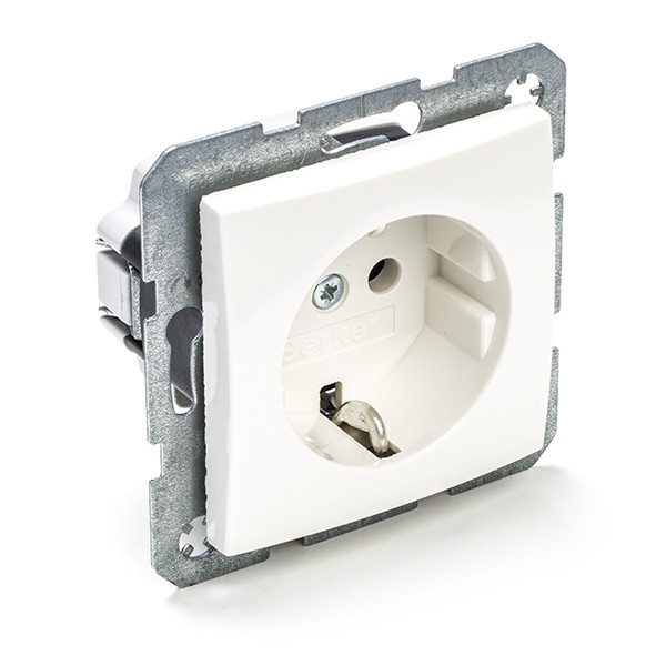 Berker Stopcontact | Berker | S1 (Inbouw, Randaarde, Wit) 50807 6147438989 6603342 K180106018 - 1
