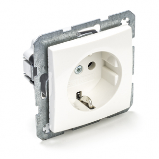 Berker Stopcontact | Berker | S1 (Inbouw, Randaarde, Wit) 6603342 K180106018 - 1