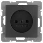 Berker Stopcontact | Berker | S1 (Ongeaard, Antraciet) 58.004.40 K180107913 - 1