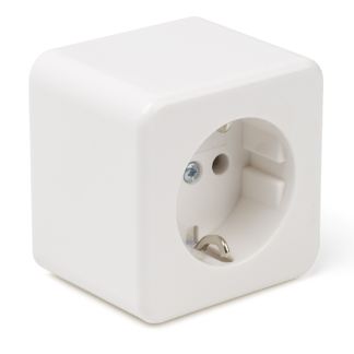 Berker Stopcontact | Berker (Opbouw, Randaarde, Wit) 66.026.42 K180106700 - 1