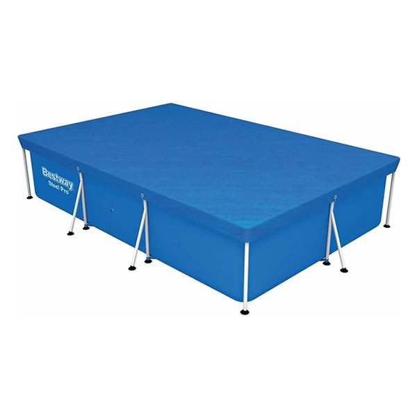 Bestway Afdekzeil zwembad | Bestway | Zomer | 221 x 150 cm (Rechthoek, Bevestigingskoord) 58103 K180107738 - 1