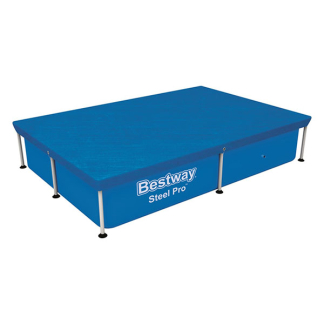 Bestway Afdekzeil zwembad | Bestway | Zomer | 221 x 150 cm (Rechthoek, Bevestigingskoord) 58103 K180107738 - 2