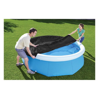 Bestway Afdekzeil zwembad | Bestway | Zomer | 244 cm (Rond, Bevestigingskoord) 58032 K180107735 - 3
