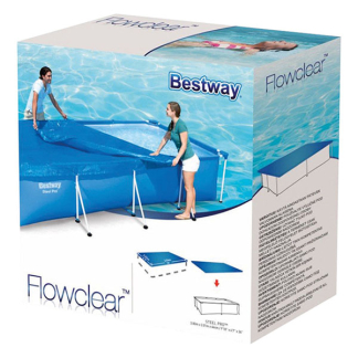 Bestway Afdekzeil zwembad | Bestway | Zomer | 300 x 201 cm (Rechthoek, Bevestigingskoord) 58106 K180107739 - 3