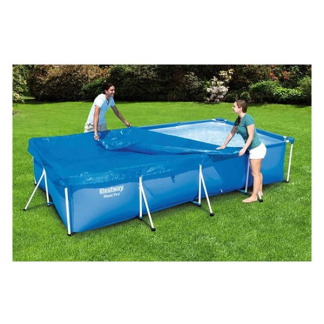 Bestway Afdekzeil zwembad | Bestway | Zomer | 300 x 201 cm (Rechthoek, Bevestigingskoord) 58106 K180107739 - 4