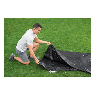 Bestway Afdekzeil zwembad | Bestway | Zomer | 305 cm (Rond, Bevestigingskoord) 58036 K180107736 - 4