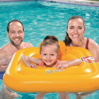 Bestway Baby float | Bestway | 1 - 2 jaar (Max. 18 kg, Oranje) 15532050BES K180107429 - 3