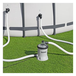 Bestway Filterpomp met filterbolletjes | Bestway | 5.7 m³/u (Geschikt voor 1100 tot 31.700 liter) 7025032090 K170112206 - 5