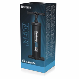 Bestway Handpomp | Bestway | 48 cm (3.5 liter, Oppompen, Leegpompen, 3 aansluitstukken) 24162030BES K180107404 - 2