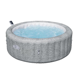 Bestway Lay-Z-Spa | Bestway | Bali (Tot 6 personen, 140 airjets, Wifi, Freeze shield, EnergySense, Rotan) 7080030111 K170106300