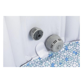 Bestway Lay-Z-Spa | Bestway | Bali (Tot 6 personen, 140 airjets, Wifi, Freeze shield, EnergySense, Rotan) 7080030111 K170106300 - 6