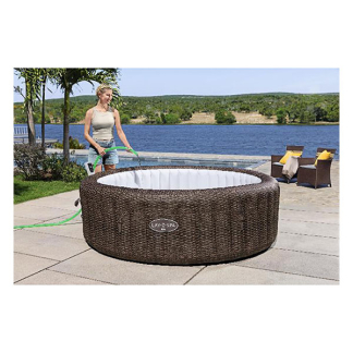 Bestway Lay-Z-Spa | Bestway | Bali (Tot 7 personen, 180 airjets, Wifi, Freeze shield, EnergySense, Rotan) 7080030112 K170106301 - 9