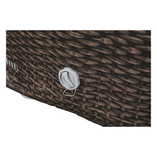 Bestway Lay-Z-Spa | Bestway | Bali (Tot 7 personen, 180 airjets, Wifi, Freeze shield, EnergySense, Rotan) 7080030112 K170106301 - 4