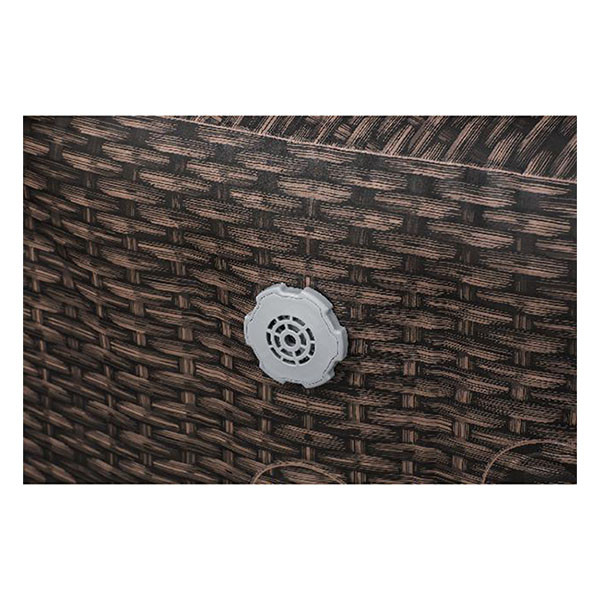 Bestway Lay-Z-Spa | Bestway | Bali (Tot 7 personen, 180 airjets, Wifi, Freeze shield, EnergySense, Rotan) 7080030112 K170106301 - 6