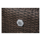 Bestway Lay-Z-Spa | Bestway | Bali (Tot 7 personen, 180 airjets, Wifi, Freeze shield, EnergySense, Rotan) 7080030112 K170106301 - 6