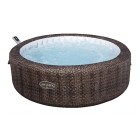 Bestway Lay-Z-Spa | Bestway | Bali (Tot 7 personen, 180 airjets, Wifi, Freeze shield, EnergySense, Rotan) 7080030112 K170106301 - 1