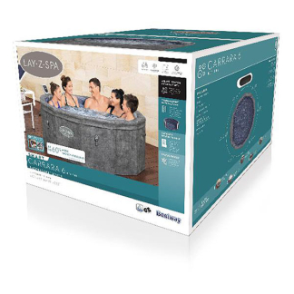 Bestway Lay-Z-Spa | Bestway | Carrara (Tot 6 personen, 140 airjets, Wifi, Freeze shield) 7080030120 K170106303 - 6