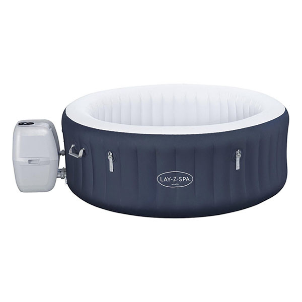 Bestway Lay-Z-Spa | Bestway | Miami (Tot 4 personen, 120 airjets, Freeze shield, EnergySense) 7080030106 K170106295 - 1