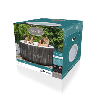 Bestway Lay-Z-Spa | Bestway (Bahama, Tot 4 personen, 120 airjets, Freeze shield) 7080030072 K170115438 - 2