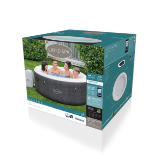 Bestway Lay-Z-Spa | Bestway (Havana, Tot 4 personen, 120 airjets, Wifi, Freeze shield) 7080030086 K170115445 - 2