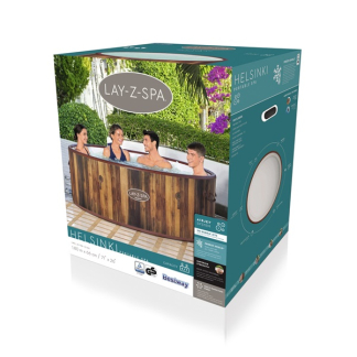 Bestway Lay-Z-Spa | Bestway (Helsinki, Tot 7 personen, 180 airjets, Freeze shield) 7080030081 K170115442 - 2