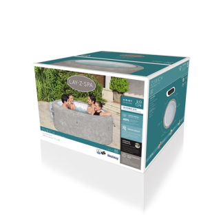 Bestway Lay-Z-Spa | Bestway (Zurich, Tot 4 personen, 120 airjets, Freeze shield) 7080030091 K170115455 - 2