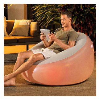 Bestway Loungestoel | Bestway | 102 x 97 x 71 cm (Led, Opblaasbaar, Waterbestendig, Max 100 kg) 7075020265 K170112211 - 2