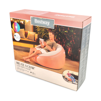 Bestway Loungestoel | Bestway | 102 x 97 x 71 cm (Led, Opblaasbaar, Waterbestendig, Max 100 kg) 7075020265 K170112211 - 5