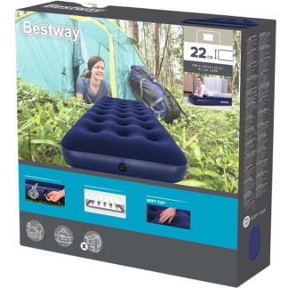 Bestway Luchtbed | Bestway | 186 x 76 x 22 cm (1-persoons) 24267000BES 7075020163 K170115496 - 3