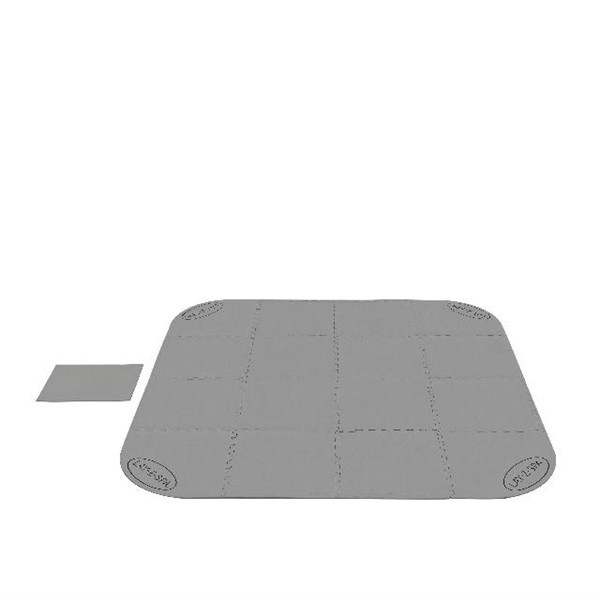 Bestway Ondervloer spa | Bestway | 196 x 196 cm (Lay-Z-Spa, Grijs, 17 stuks) 7080031114 K170115519 - 1