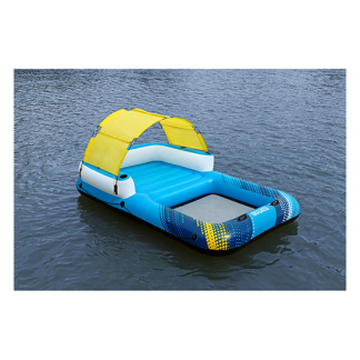 Bestway Opblaasbaar eiland | Bestway | Hydro Force | 205 x 186 x 58 cm (Met bekerhouders, zonnescherm en rugsteun, Max. 400 kg) 43645 K180107820 - 5