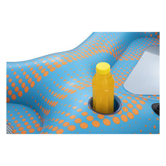 Bestway Opblaasbaar eiland | Bestway | Hydro Force | 279 x 269 x 43 cm (Met bekerhouders en rugsteunen, Max. 500 kg) 7035066660 K170112218 - 9