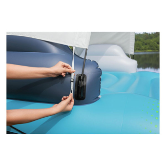 Bestway Opblaasbaar eiland | Bestway | Hydro Force | 280 x 257 x 81 cm (Met bekerhouders, zonnescherm en rugsteunen, Max. 450 kg) 43407 K180107795 - 4