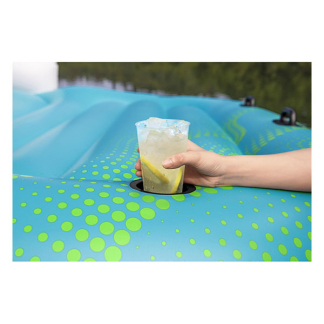 Bestway Opblaasbaar eiland | Bestway | Hydro Force | 280 x 257 x 81 cm (Met bekerhouders, zonnescherm en rugsteunen, Max. 450 kg) 43407 K180107795 - 5