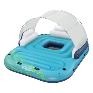 Bestway Opblaasbaar eiland | Bestway | Hydro Force | 280 x 257 x 81 cm (Met bekerhouders, zonnescherm en rugsteunen, Max. 450 kg) 43407 K180107795